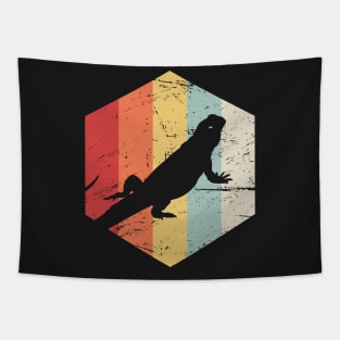 Retro Vintage Bearded Dragon Tapestry