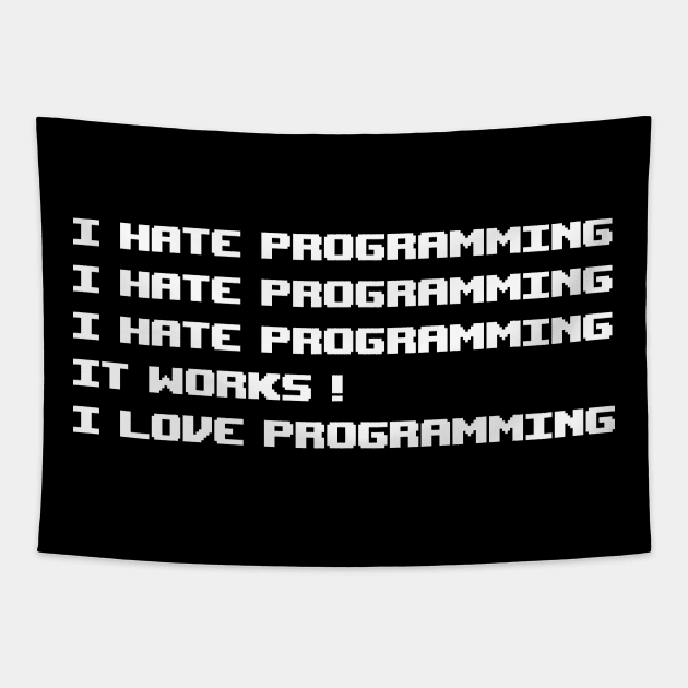 I Hate Programming Tapestry by Issho Ni