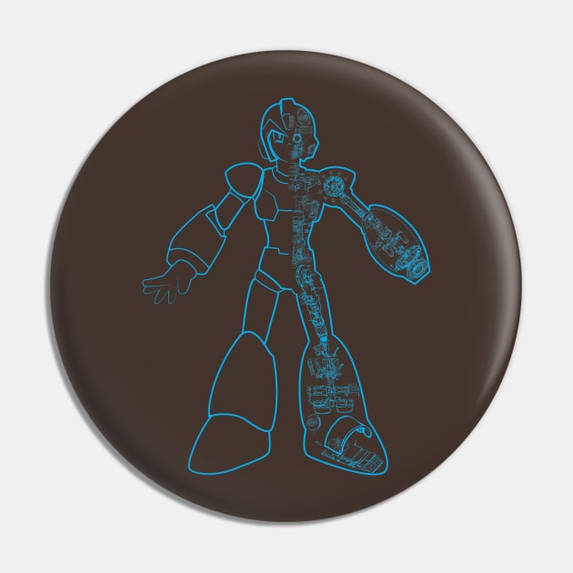 Mega Man X Schematic Pin by TheDailyRobot