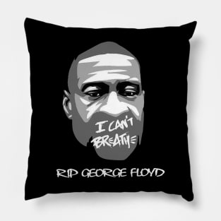 black lives master i cant breathe rip george floyd Pillow