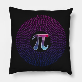 π Pi. The value of Pi. Pillow