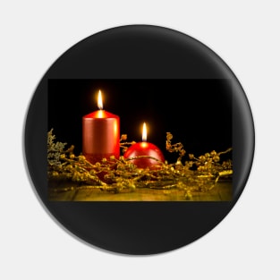 Christmas candles Pin