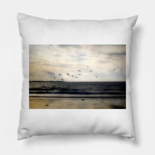 Birds in Flight Pillow