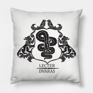 Lecter Family Crest Pillow