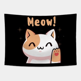 cat Meow Tapestry