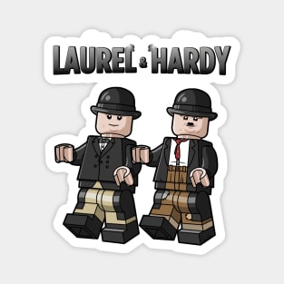 LEGO Laurel and Hardy Magnet