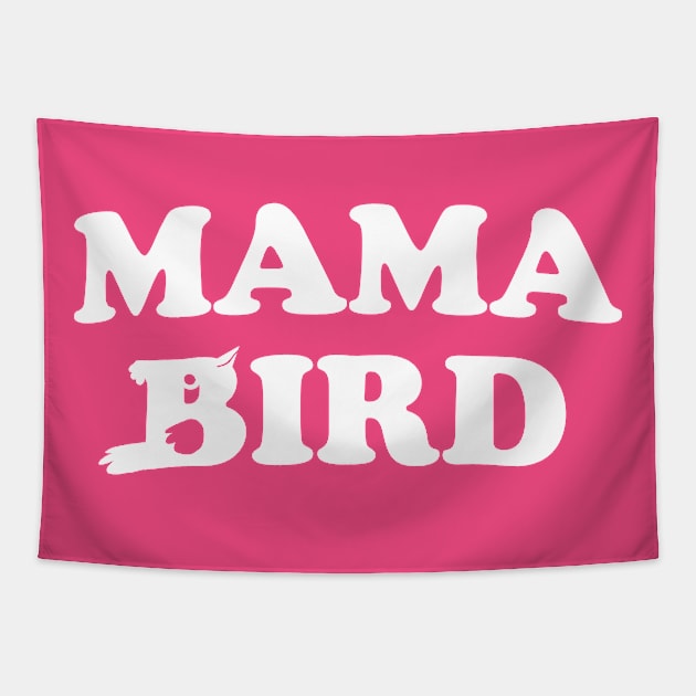 Mama Bird Tapestry by bigbadrobot