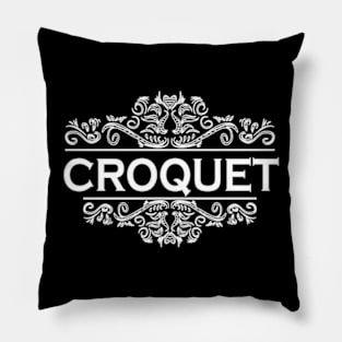 Sports Croquet Pillow