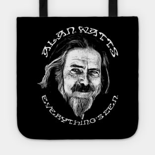 ALAN WATTS - EVERYTHING'S ZEN - Buddhism, spirituality, psychedelic, 60's, philosophy Tote