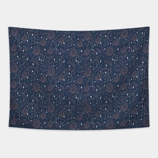 Libra Constellation Pattern Tapestry