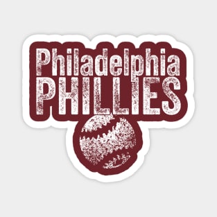 Phillies Vintage Weathered Magnet