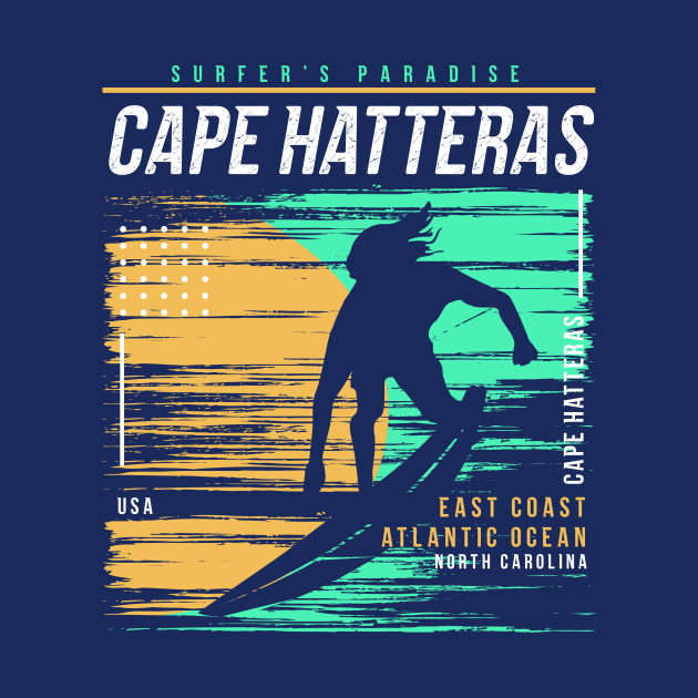 Retro Surfing Cape Hatteras, North Carolina // Vintage Surfer Beach // Surfer's Paradise by Now Boarding