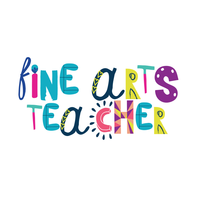 Cute Fine Arts Teacher Gift Idea Back to School by BetterManufaktur
