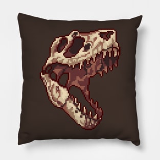 Tiny T-Rex skull Pillow