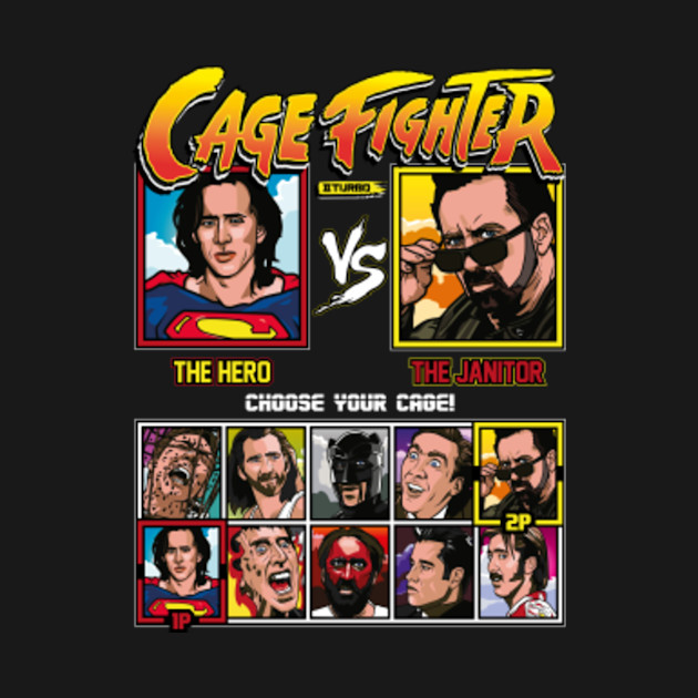 Cage Fighter 2 Turbo - Nicolas Cage - T-Shirt