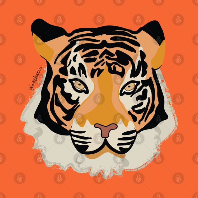 Tiger Orange by Frannotated