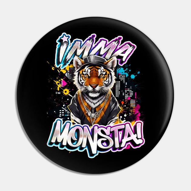 Imma Monsta! TIGER | Blacktee | by Asarteon Pin by Asarteon