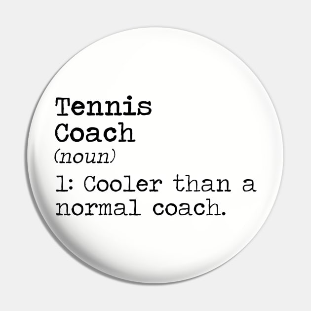 Tennis coach definition. Perfect present for mom mother dad father friend him or her Pin by SerenityByAlex