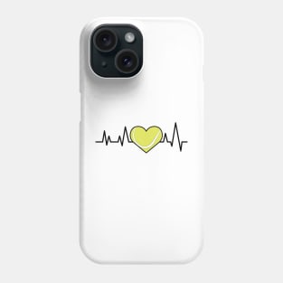 Heartbeat Pulse - Tennis Phone Case