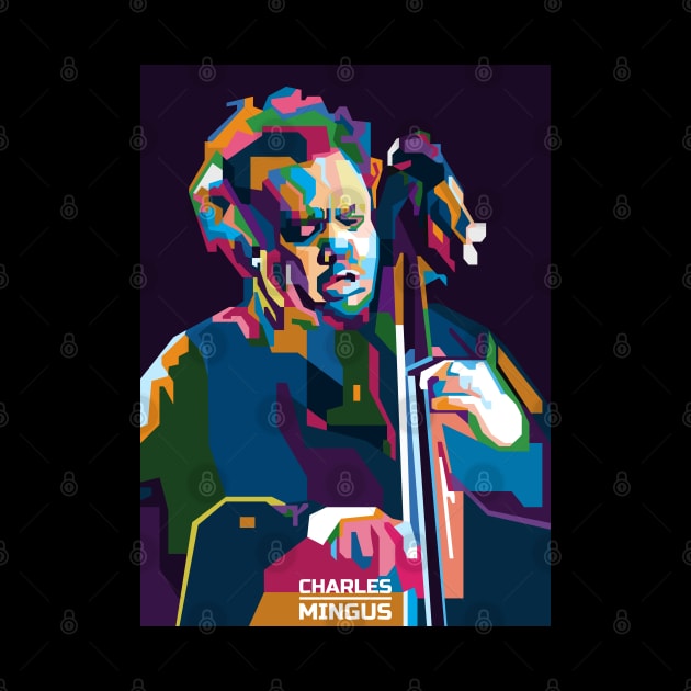 Abstract Geometric Charles Mingus in WPAP by smd90