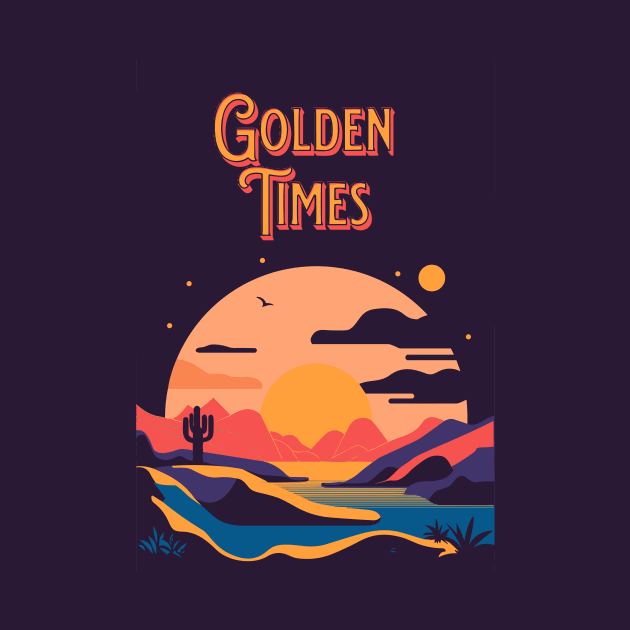 Golden Times by electric art finds