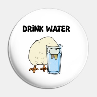 Drink Water Pin