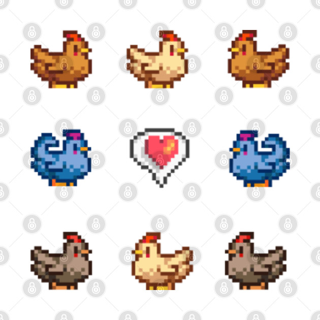 Stardew Valley Chickens - Stardew Valley - Phone Case