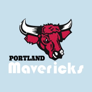 Defunct Portland Mavericks Independent Baseball 1977 T-Shirt