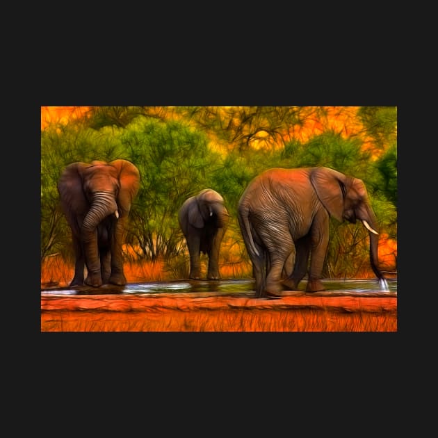 Kruger Elephants by somadjinn