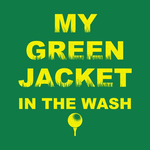 My Jacket Green in the Wash by AnKa Art