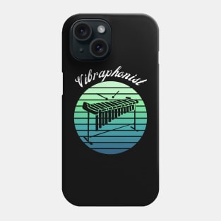 Vintage Vibraphonist Loves Vibraphone Mallet Percussion Play Phone Case