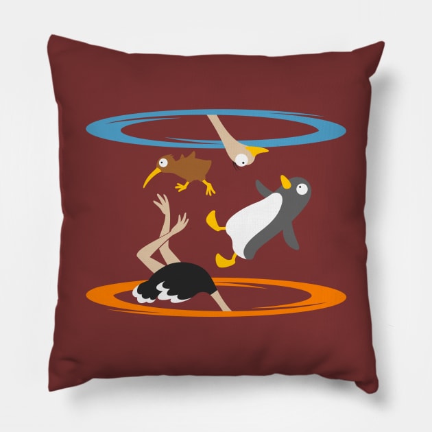 Flightless club Pillow by Design2Heart