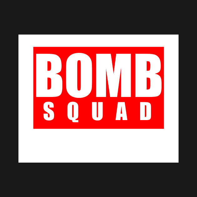 Bomb Squad - Solid Logo by GodzillaMendoza