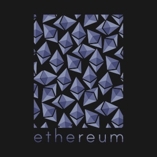 Ethereum (ETH) Logo HODL Pattern T-Shirt