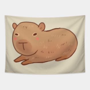 Capybara drawing Tapestry