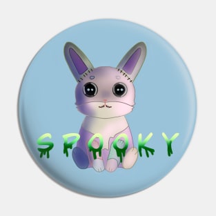 Spooky Bunny Pin