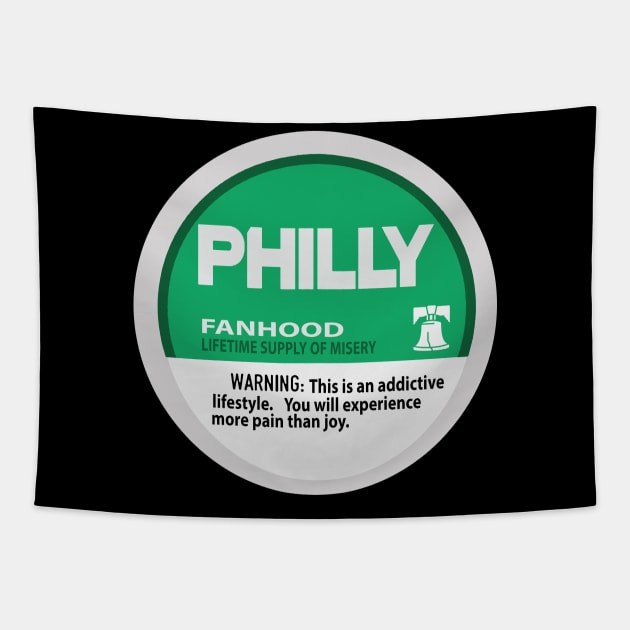 Philly Fan Hood Tapestry by Philly Drinkers