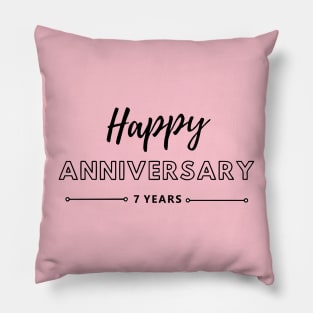 Happy Anniversary | 7 Year Pillow