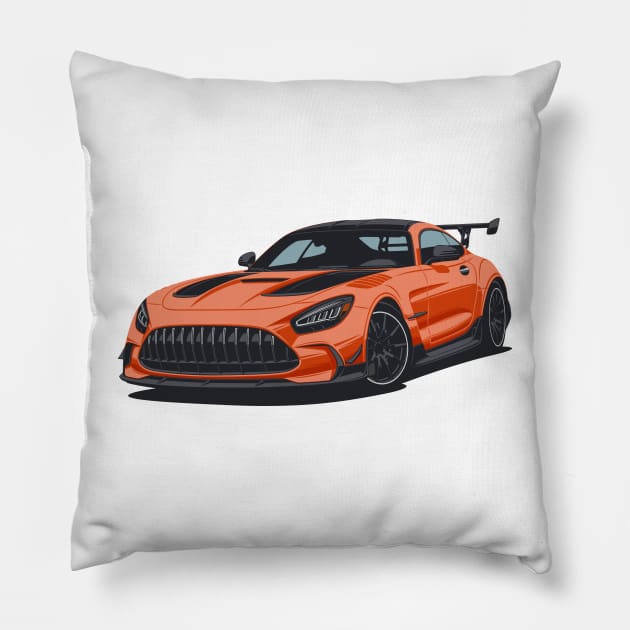 Merc AMG GT Pillow by Markaryan