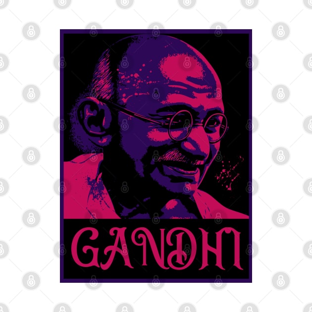 Gandhi Meditation by CTShirts