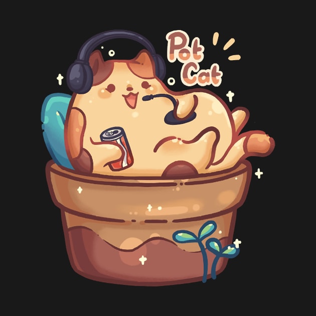 Pot Cat by Mayla90