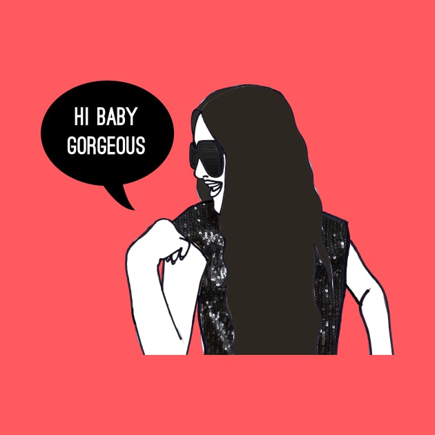 Hi Baby Gorgeous by Katsillustration