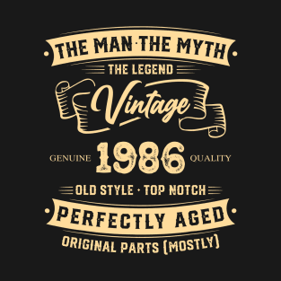 The Legend Vintage 1986 Perfectly Aged T-Shirt