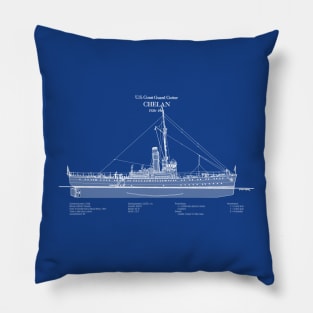 Chelan United States Coast Guard Cutter - ABDpng Pillow
