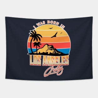 Was born in Los Angeles, July Retro Tapestry