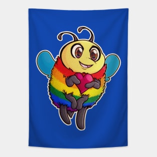 Pride Bee (Textless) Tapestry