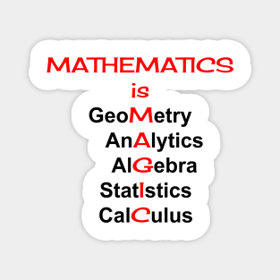 Mathematics is Magic Magnet