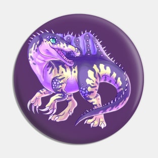 Pastel Spinosaurus Pin