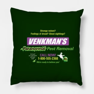 Venkmans Paranormal Pest Removal Pillow