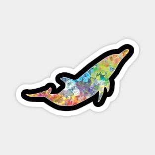 Cool Dolphins Sea Colorful T-shirt Magnet